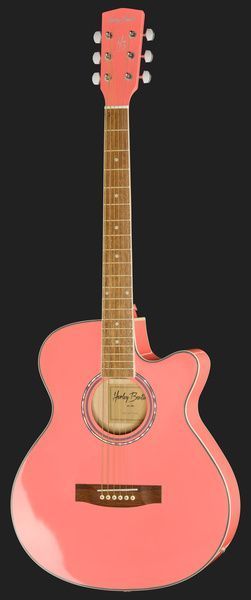 Акустическая гитара Harley Benton EAX-10 Pinky w/Bag (комплект) 559228 фото