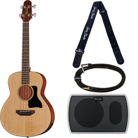 Акустическая бас-гитара Harley Benton GS-Travel-E Bass Spruce Set (комплект) 611853 фото