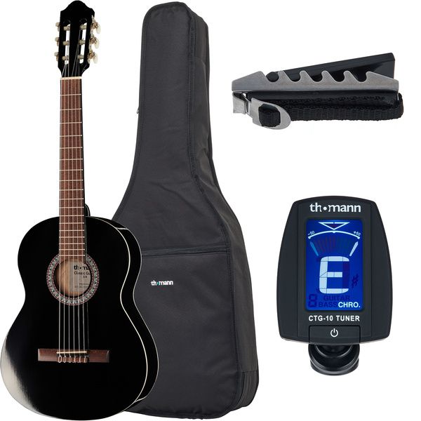 Thomann Classic Guitar 3/4 BK Bundle 543827 фото