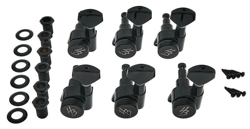 Harley Benton Parts JN07BK SPLK R6 Tuner Set 620266 фото