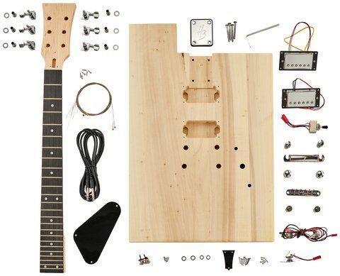 Електрогітара Harley Benton Electric Guitar Kit Square (набір для самозбірки) 549495 фото
