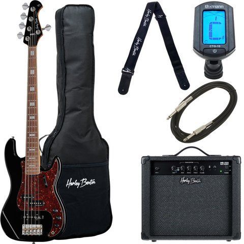 Harley Benton MV-5PJ Black Set 597050 фото
