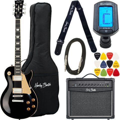Электрогитара Harley Benton SC-450 BK Classic Serie Bundle (комплект) 565875 фото