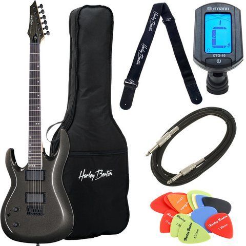 Harley Benton R-446LH Graphite Metal Bundle 559361 фото