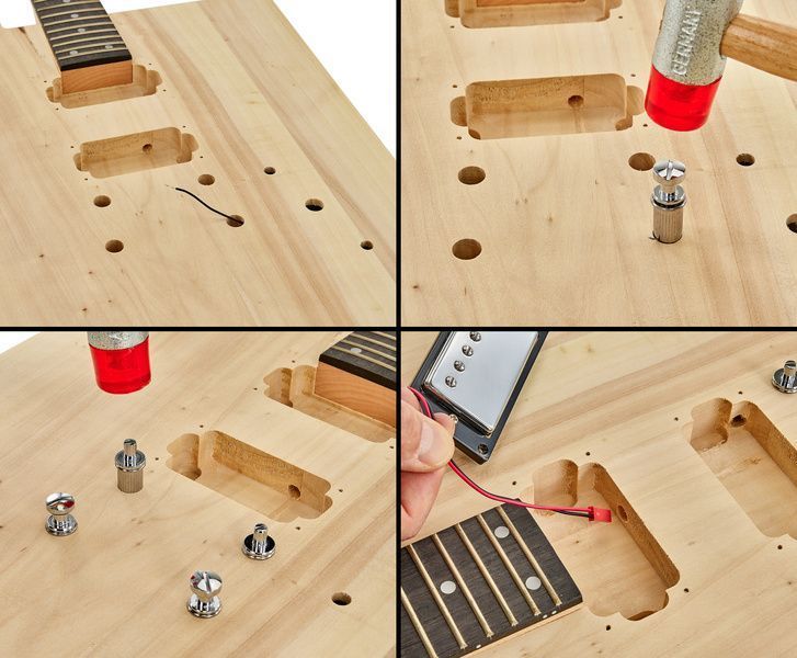 Электрогитара Harley Benton Electric Guitar Kit Square (набор для самосборки) 549495 фото