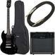 Електрогітара Harley Benton DC-200 BK Student Serie Bundle (комплект) 371169 фото 1