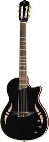 Класична акустична гітара Harley Benton Nashville Nylon Black 580754 фото