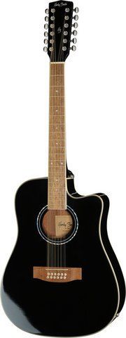 Акустическая гитара Harley Benton D-200CE-12BK 165307 фото