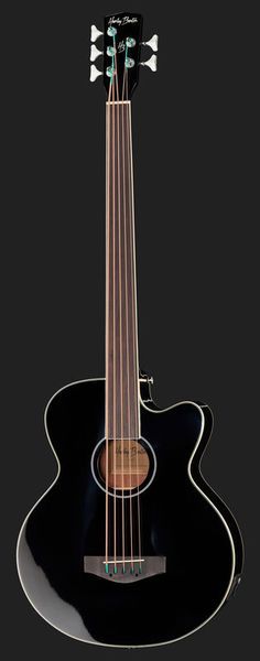 Harley Benton B-35BK-FL Acoustic Bass Bundle 537183 фото