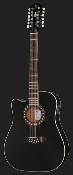 Harley Benton Custom Line CLD-10SCE-12BKS LH 573566 фото