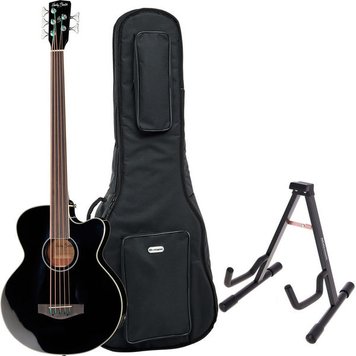 Harley Benton B-35BK-FL Acoustic Bass Bundle 537183 фото