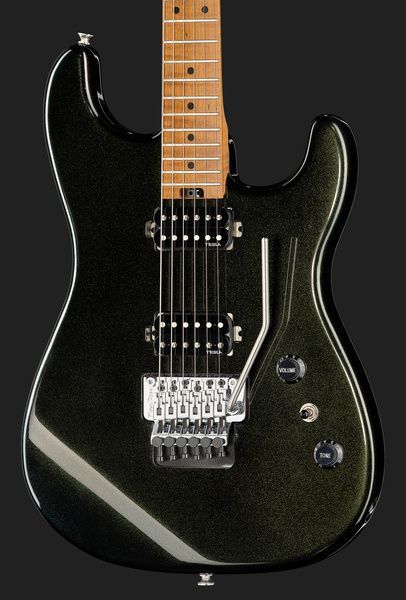 Електрогітара Harley Benton ST-80FR MN HH Lime Sparkle 579933 фото
