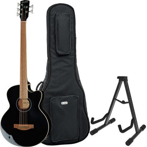 Harley Benton B-35BK-FL Acoustic Bass Bundle 537183 фото