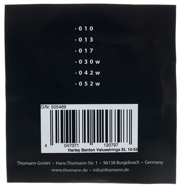 Harley Benton Valuestrings EL 10-52 505489 фото