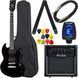 Електрогітара Harley Benton DC-200 BK Student Serie Bundle (комплект) 371167 фото 1