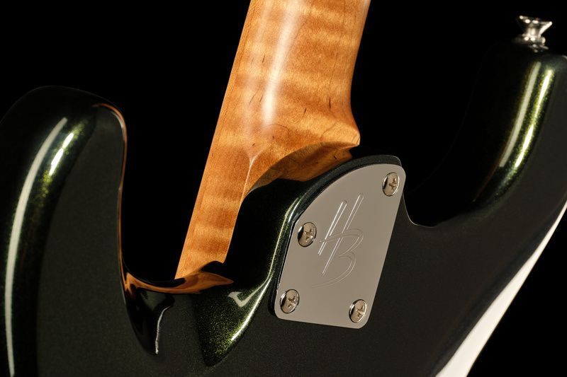 Електрогітара Harley Benton ST-80FR MN HH Lime Sparkle 579933 фото