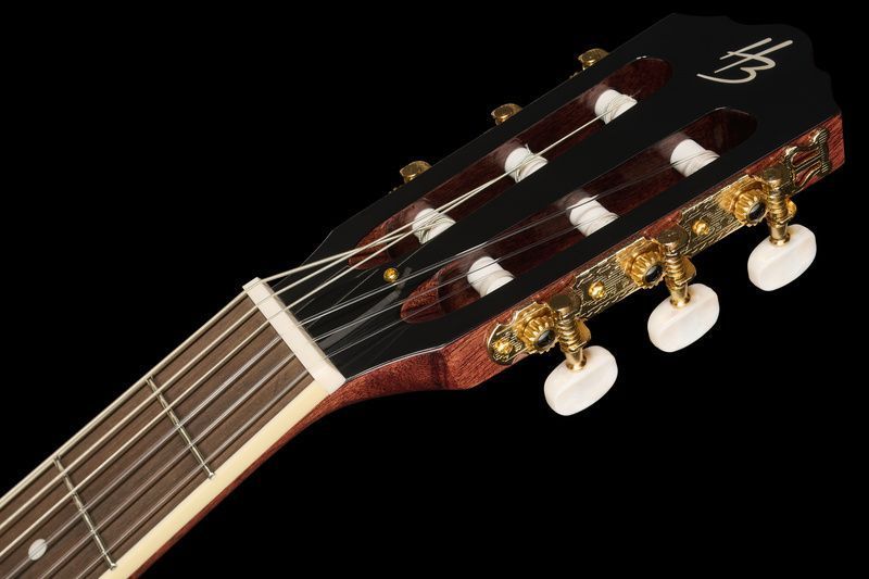 Классическая акустическая гитара Harley Benton Nashville Nylon Black 580754 фото