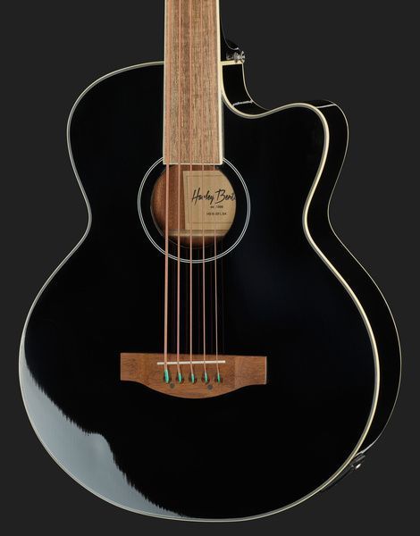 Harley Benton B-35BK-FL Acoustic Bass w/Bag 537181 фото