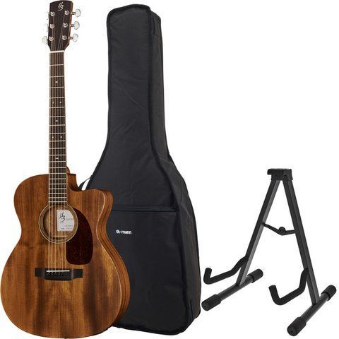 Акустична гітара Harley Benton Custom Line CLA-15MCE Bundle (комплект) 541349 фото