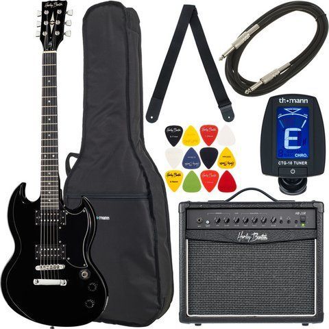Harley Benton DC-200 BK Student Serie Bundle 371168 фото