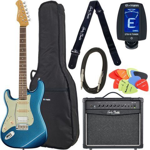 Harley Benton ST-Modern HSS LH LPB Bundle 602546 фото