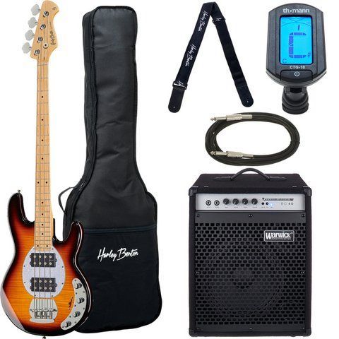 Бас-гитара Harley Benton MM-84A SB Deluxe Set w/Warwick (комплект) 639563 фото