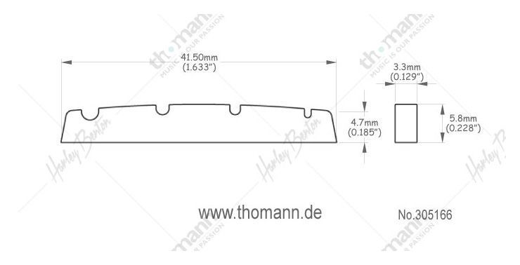 Harley Benton Parts Bass Nut White 305166 фото