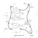 Harley Benton Parts Pickguard SSS BK 161370 фото 5