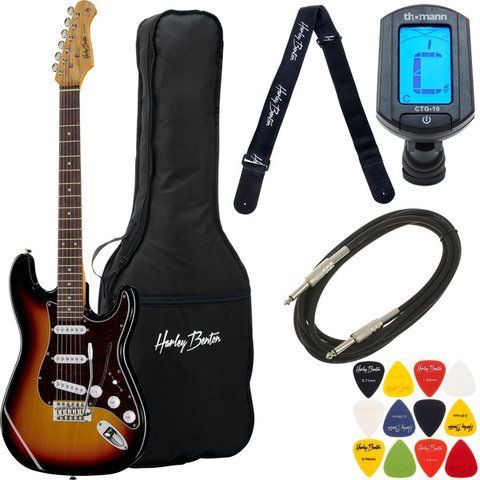 Електрогітара Harley Benton ST-62 SB Vintage Series Bundle (комплект) 565858 фото