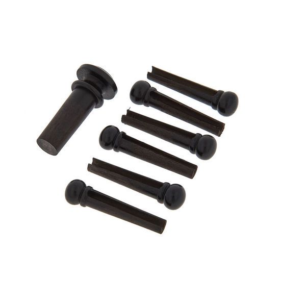 Harley Benton Parts Bridgepin Set Ebony 267027 фото