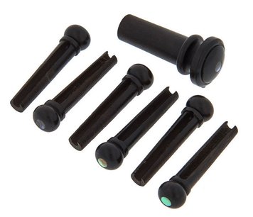 Harley Benton Parts Bridgepin Set Ebony A E 267032 фото