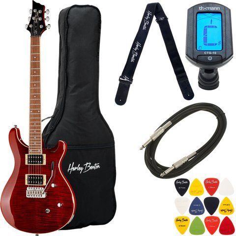 Harley Benton CST-24T Black Cherry Fl Bundle 566772 фото