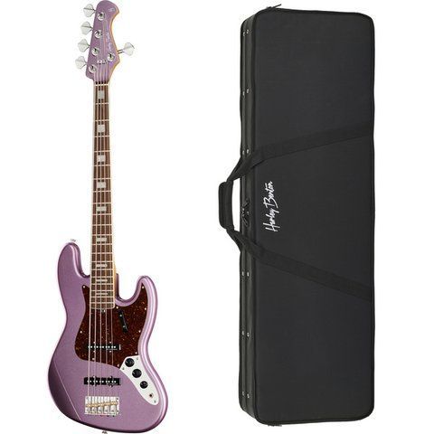 Harley Benton MV-5JB Burgundy Mist w/Case 596996 фото