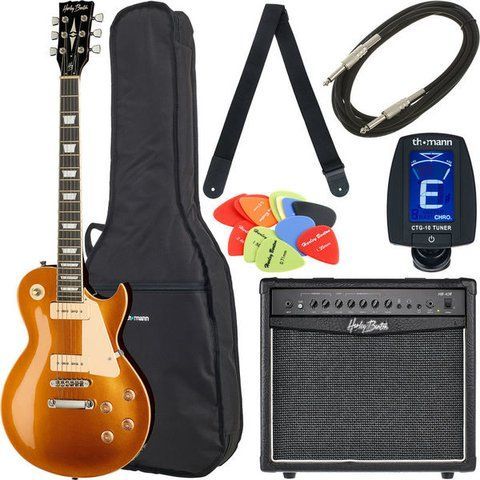 Электрогитара Harley Benton SC-450 P90 GT Classic S Bundle (комплект) 371454 фото
