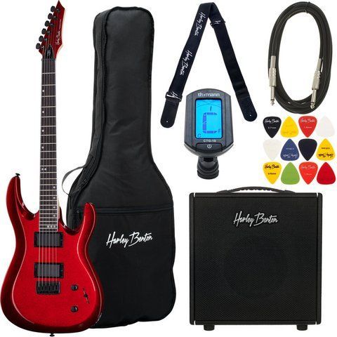 Электрогитара Harley Benton R-446 RED DNAFX AmP 10 Set (комплект) 646131 фото