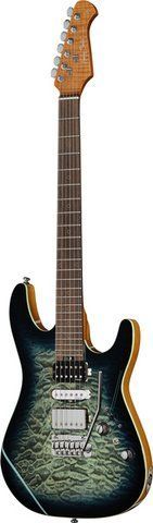 Электрогитара Harley Benton Fusion-IV HSH RW QBLB 618070 фото