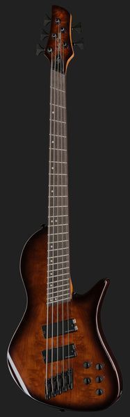 Harley Benton MSB-5 Black Flame Burl 568963 фото