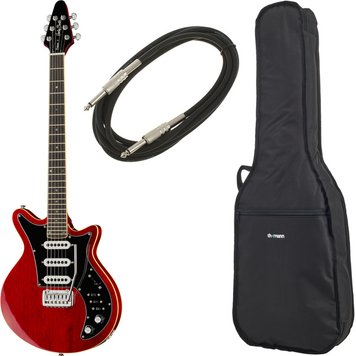 Harley Benton BM-75 Trans Red Deluxe Bundle 545021 фото