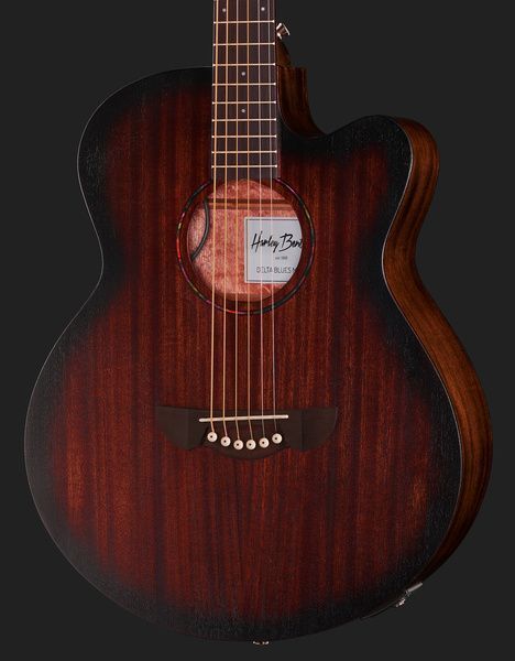 Акустическая гитара Harley Benton Delta Blues MJCE Bundle (комплект) 537054 фото