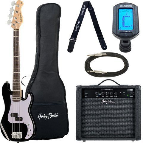 Harley Benton PB-Shorty BK Standard Set 543824 фото