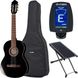 Thomann Classic Guitar 3/4 Blac Bundle 423193 фото 1