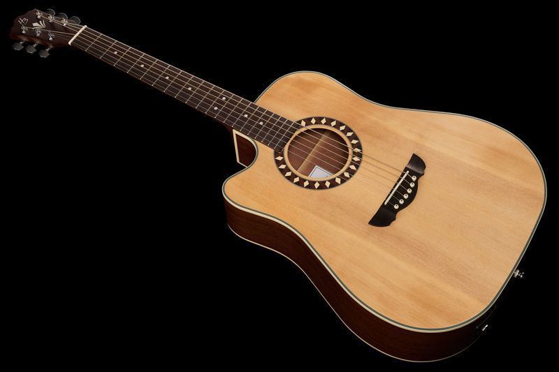 Акустическая гитара Harley Benton Custom Line CLD-1048SCE-LH 314895 фото