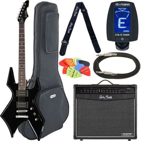 Электрогитара Harley Benton WL-20BK Rock Series Set 2 (комплект) 324200 фото