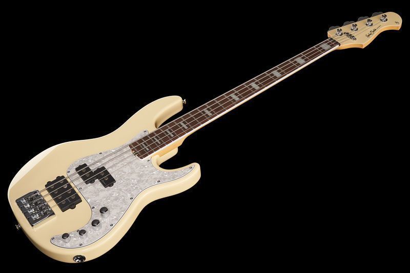 Бас-гитара Harley Benton Enhanced MP-4EB Creme Bundle (комплект) 468364 фото