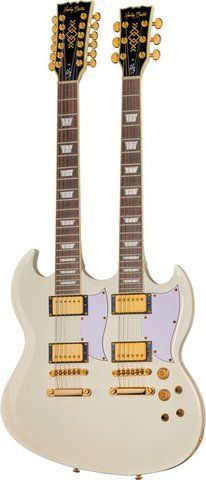 Електрогітара Harley Benton DC-Custom II 612 White 576417 фото