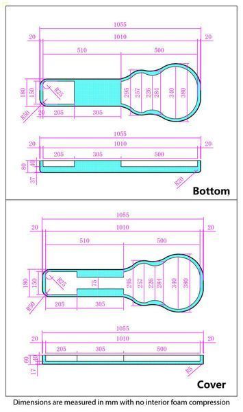 Thomann E-Guitar Case ABS Single Cut 193412 фото