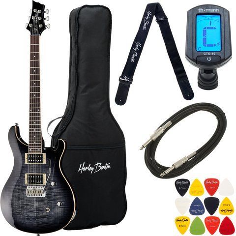 Harley Benton CST-24T Black Flame Bundle 567820 фото