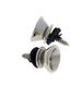 Harley Benton Strap Knob Set Chrome 213102 фото 2