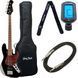 Бас-гітара Harley Benton JB-62CC BK Bundle (комплект) 557100 фото 1