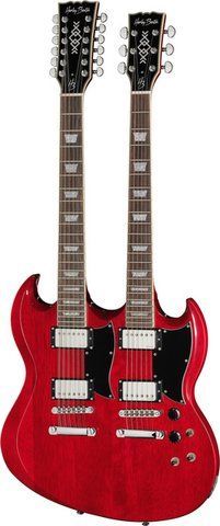 Harley Benton DC-Custom II 612 Cherry 570328 фото
